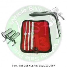  Hegar uterine dilator 3 pieces set, 7-8, 9-10, 17-18, grave large, collin 3pcs